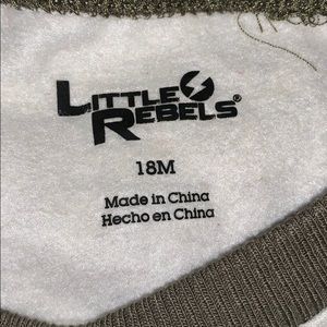 Little Rebels Shirts & Tops - Never Worn Dinosaur Sweatshirt with Zipper Little Rebels Shirts & Tops - Never Worn Dinosaur Sweatshirt with Zipper